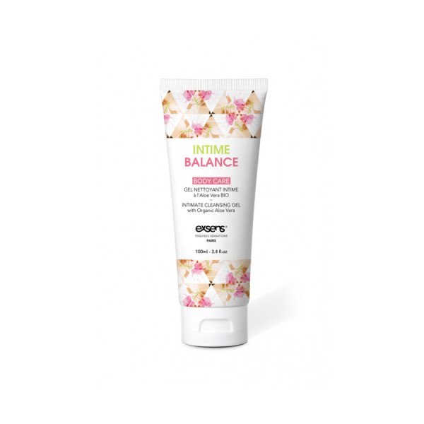 Gel nettoyant intime à l'aloe vera organique 100ml Intime Balance 